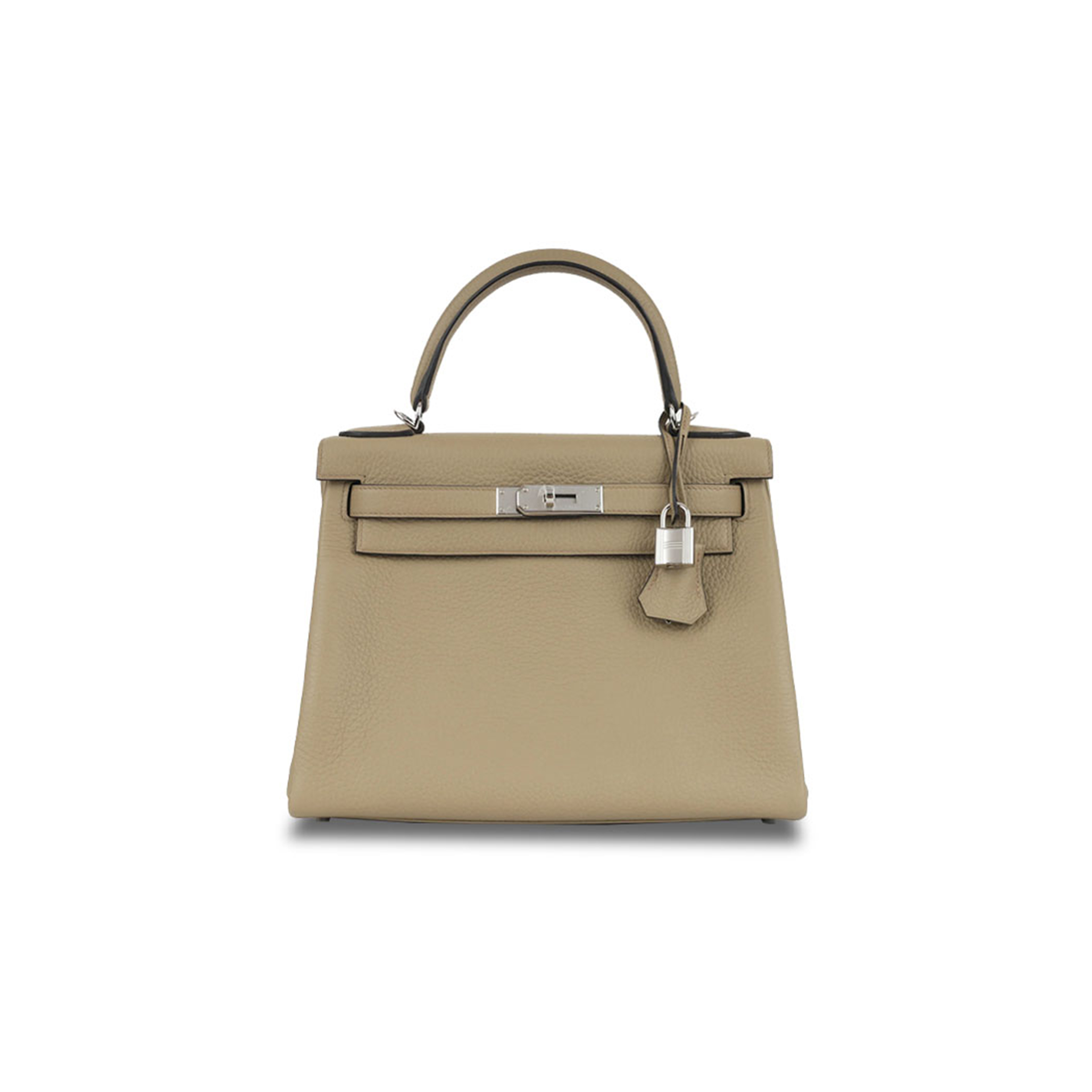 H**mes kelly 28 turtledove gray silver buckle (28*22*10cm)